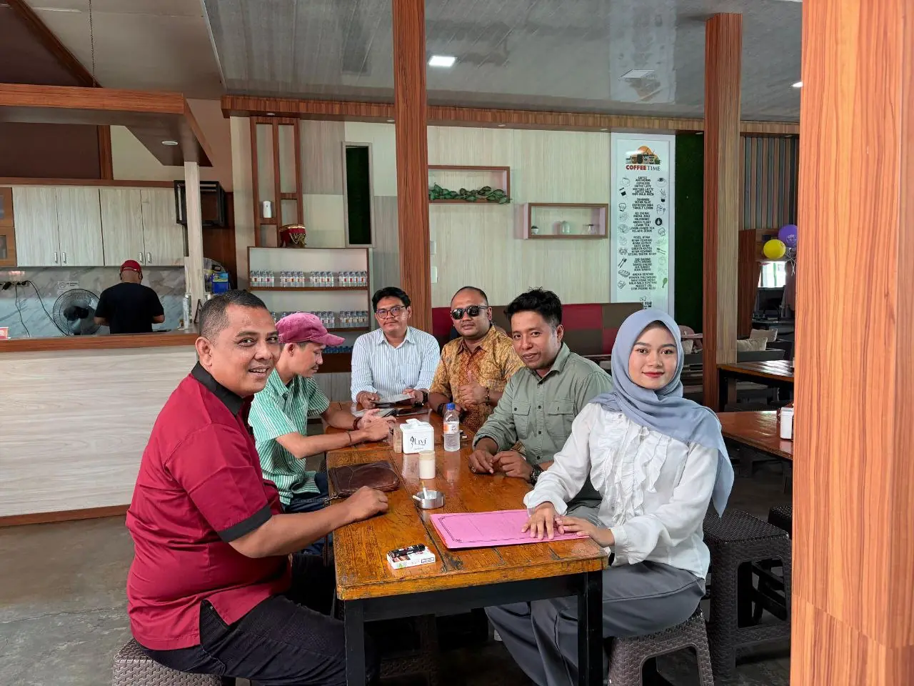 Tim carano lawfirm hari ini mendampingi klien bergerak di bidang properti, klarifikasi persoalan hukum di bank BRI KC kota Solok.